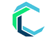 A geometric logo featuring a stylized letter 